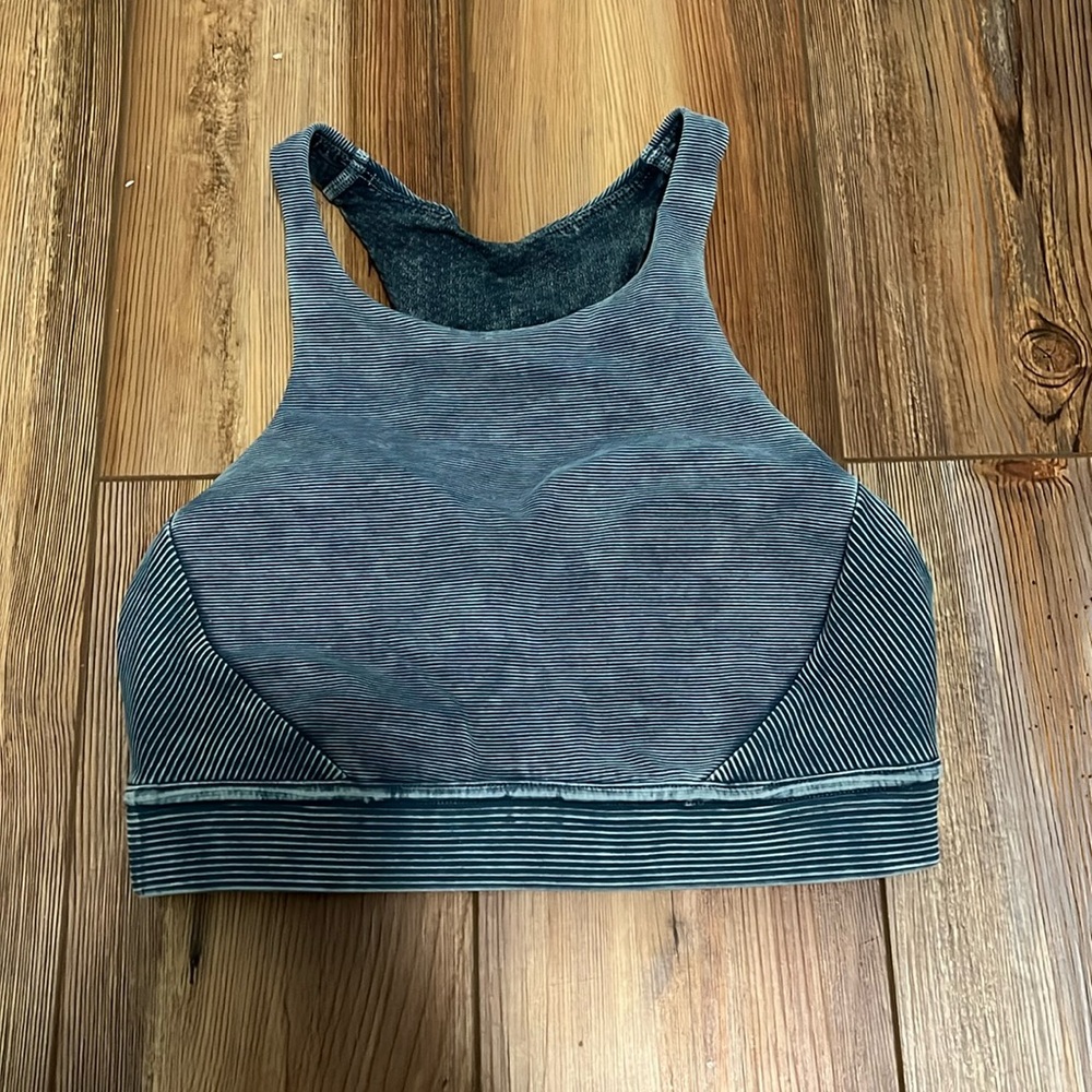 Blue Lululemon Sports Bra Size 4